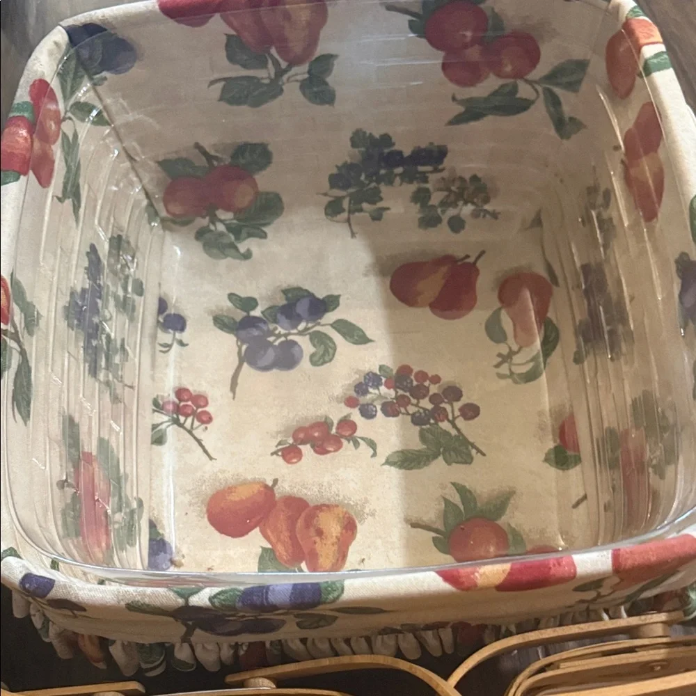 longaberger Vintage Wooden Basket Set of 3 mixed size